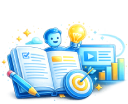 Strategic content planning with ideas, goals, and performance insights
