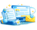 Email content and newsletters designed for audience engagement