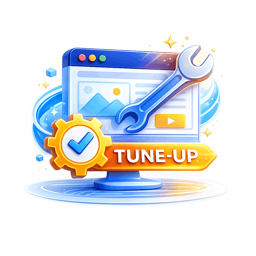 WordPress website tune-up service for performance, updates, and optimization