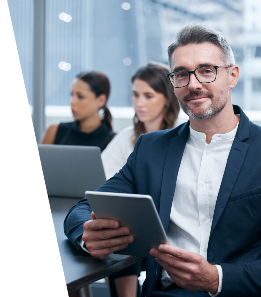 Business professional reviewing website performance after WordPress speed optimization and performance improvements